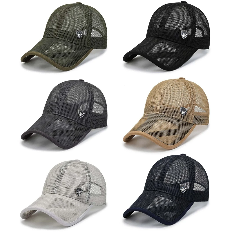 Unisex Breathable Mesh Visors Cap Hollow Mesh Baseball Caps Quick Drying Golf Hat Cycling Running Joggings Sports Hats Summer
Unisex Breathable Mesh Visors Cap Hollow Mesh Baseball Caps Quick Drying Golf Hat Cycling Running Joggings Sports Hats Summer