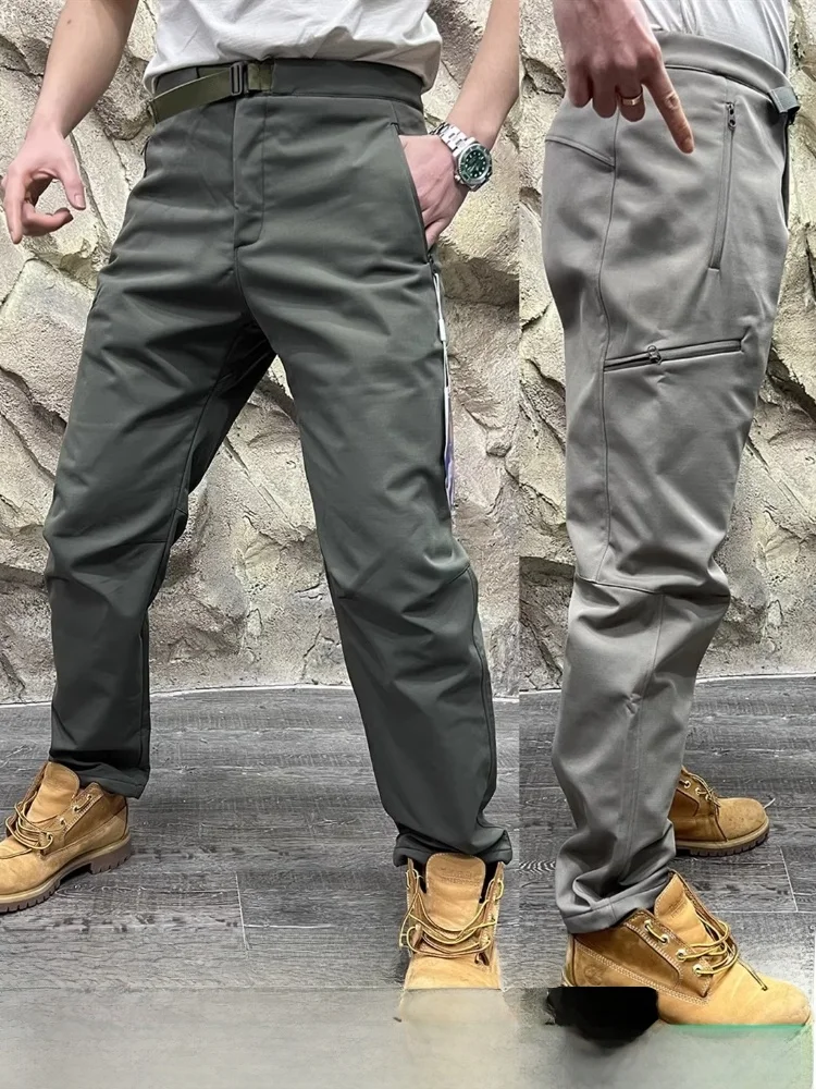 Outdoor Men's Fce Lined Waterproof Soft ell Pants Warm Velvet 3D Cutting Cosite Inteated Autumn Winter Casual Trousers
Outdoor Men's Fce Lined Waterproof Soft ell Pants Warm Velvet 3D Cutting Cosite Inteated Autumn Winter Casual Trousers