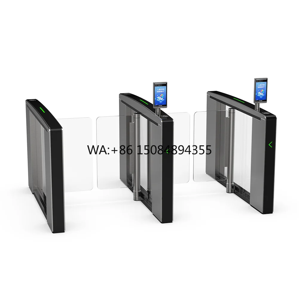 High-Speed Automatic Swing Barrier Gate with RFID QR Code & Face Recognition Access Control for Turnstile System
High-Speed Automatic Swing Barrier Gate with RFID QR Code & Face Recognition Access Control for Turnstile System