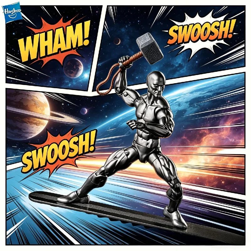 【IN STOCK】Hasbro Marvel Legends Silver Surfer (With Mjolnir) 6-Inch Action Figure
【IN STOCK】Hasbro Marvel Legends Silver Surfer (With Mjolnir) 6-Inch Action Figure