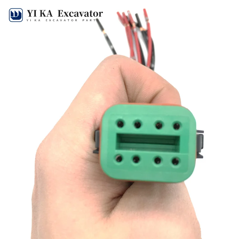 For Caterpillar E320 325B/C/D accelerator motor plug, refueling motor plug, 7-wire 8-hole excavator accessories
For Caterpillar E320 325B/C/D accelerator motor plug, refueling motor plug, 7-wire 8-hole excavator accessories