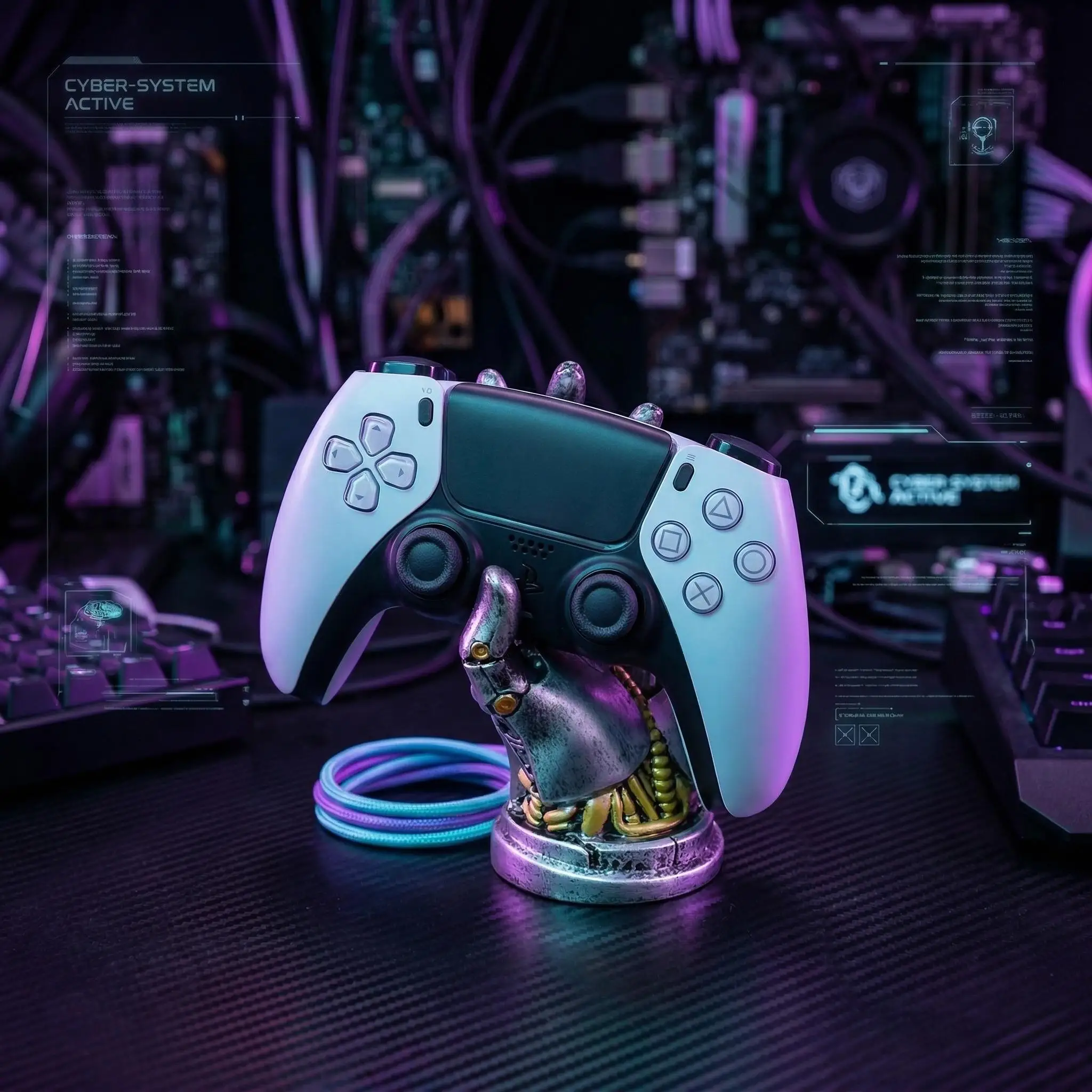 1Pc Universal Robot Hand Gamepad Stand Holder For PS5 PS4 Xbox Series Switch Controller Display Rack Gaming Desk Accessories
1Pc Universal Robot Hand Gamepad Stand Holder For PS5 PS4 Xbox Series Switch Controller Display Rack Gaming Desk Accessories
