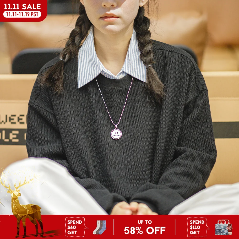 MADEN Women Academy Style Knitted Sweatshirt 2024 Autumn Crew Neck Knitwear Warm Comfortable Bottom Shirts Pullover Sweater
MADEN Women Academy Style Knitted Sweatshirt 2024 Autumn Crew Neck Knitwear Warm Comfortable Bottom Shirts Pullover Sweater