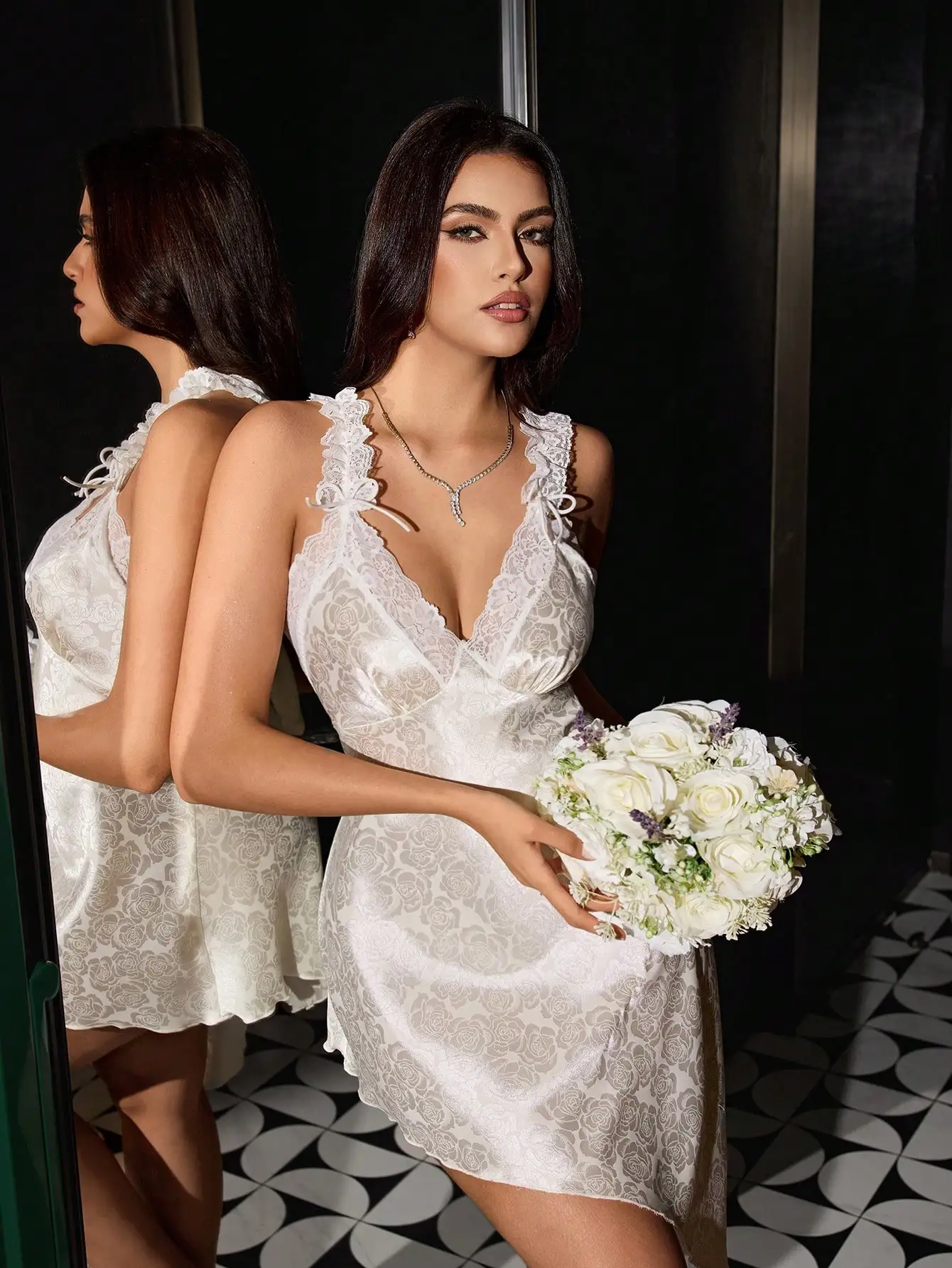 SilkySpell Mature Sexy Lace Camisole Jacquard Plus Size Nightgown Bride Nightgown Lace Sleepwear Floral Nightgown Bridal Nightgown Satin Nightgown
SilkySpell Mature Sexy Lace Camisole Jacquard Plus Size Nightgown Bride Nightgown Lace Sleepwear Floral Nightgown Bridal Nightgown Satin Nightgown