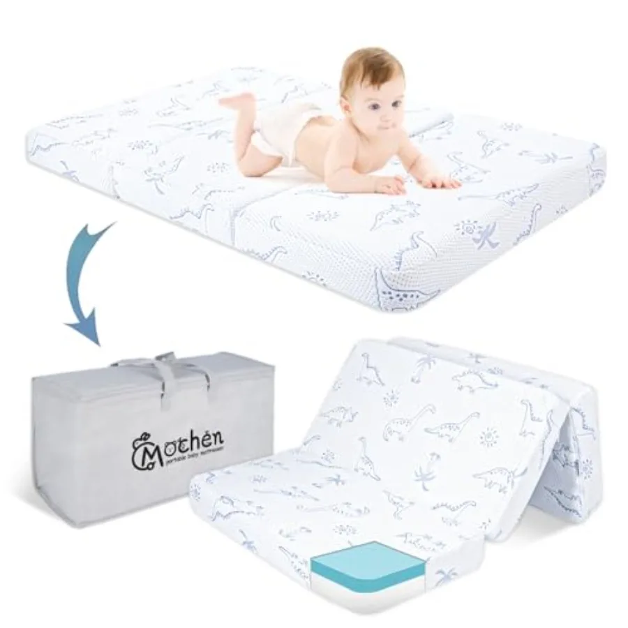Trifold Pack and Play Mattress 38"x26" Dual-Sided Memory Foam Pack n Play Mattresses Pad Portable Soft Thick Pack n Play Mattre
Trifold Pack and Play Mattress 38"x26" Dual-Sided Memory Foam Pack n Play Mattresses Pad Portable Soft Thick Pack n Play Mattre
