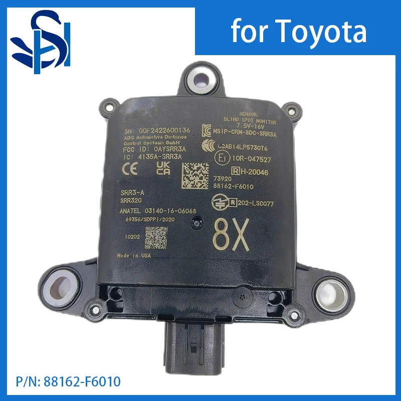 Модуль контроля слепых зон 88162-F6010(8X), датчик для Toyota LEXUS NX серии 22-24
Модуль контроля слепых зон 88162-F6010(8X), датчик для Toyota LEXUS NX серии 22-24