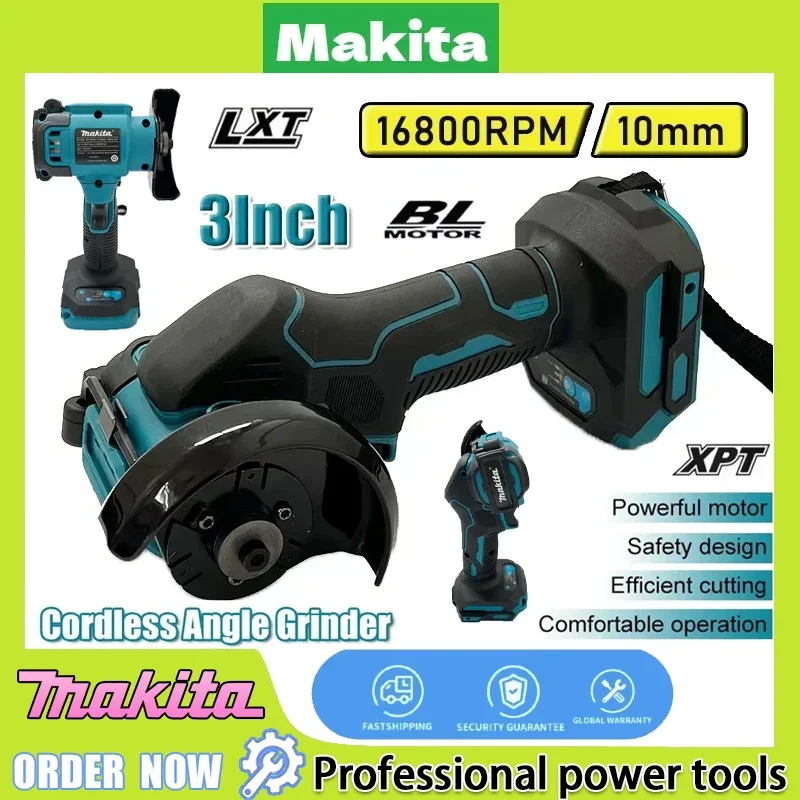 Makita 3 Inch Mini Angle Grinder Cordless Electric Cut off Tool 20V Battery Circular Saw Power Tool for Cutting
Makita 3 Inch Mini Angle Grinder Cordless Electric Cut off Tool 20V Battery Circular Saw Power Tool for Cutting