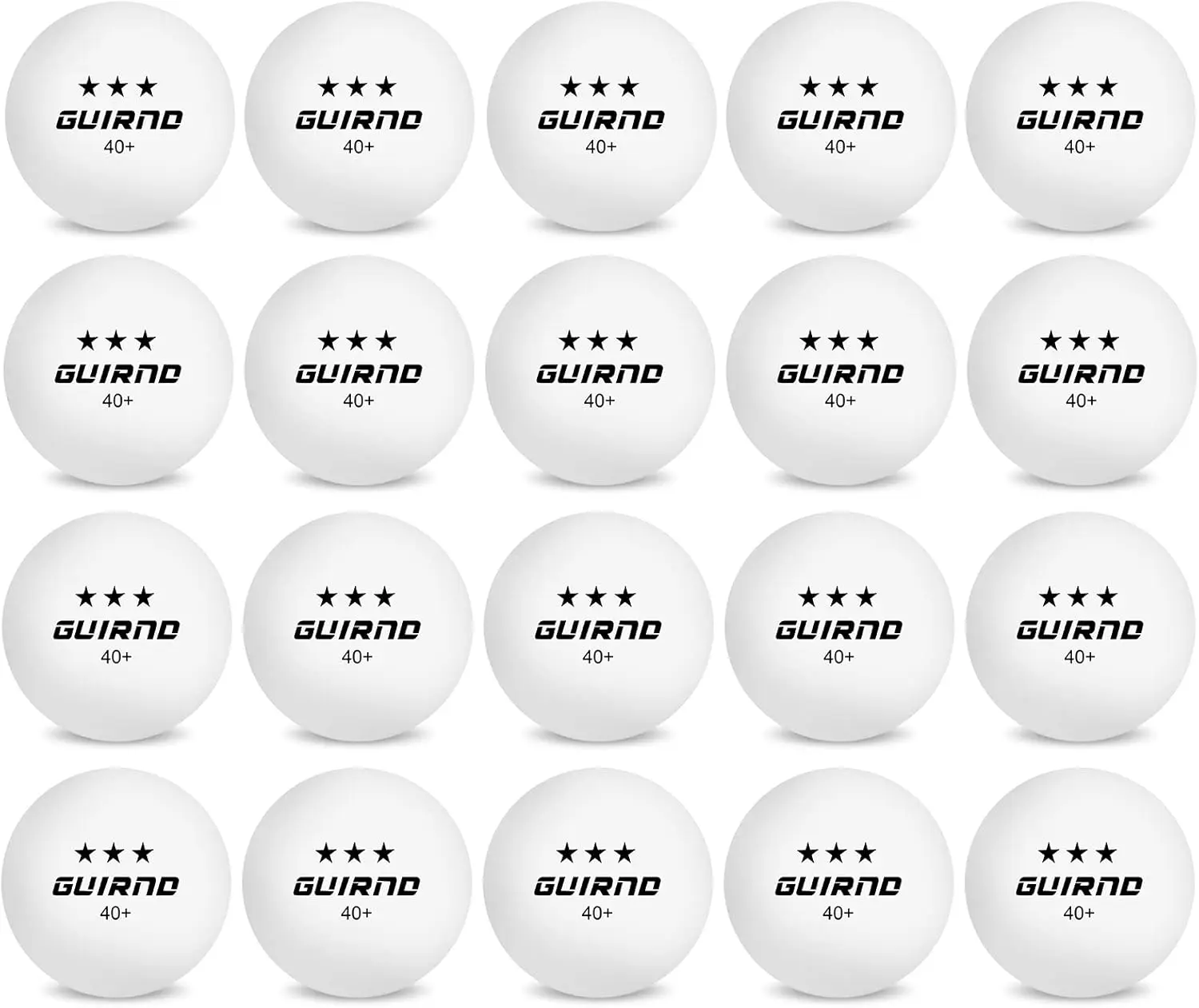 20 Pack 3 Star Table Tennis Balls, ABS Material for Competition and Recreation, DIY Games
20 Pack 3 Star Table Tennis Balls, ABS Material for Competition and Recreation, DIY Games