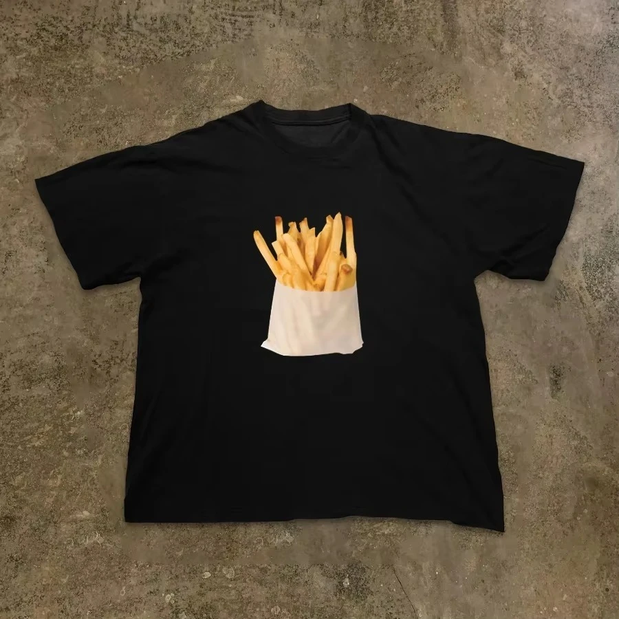 Лето 2024, новая мода, реалистичная винтажная мужская одежда с французским фритюрным принтом, модные футболки, уличная одежда, хлопковая суперэластичная одежда с принтом
Лето 2024, новая мода, реалистичная винтажная мужская одежда с французским фритюрным принтом, модные футболки, уличная одежда, хлопковая суперэластичная одежда с принтом