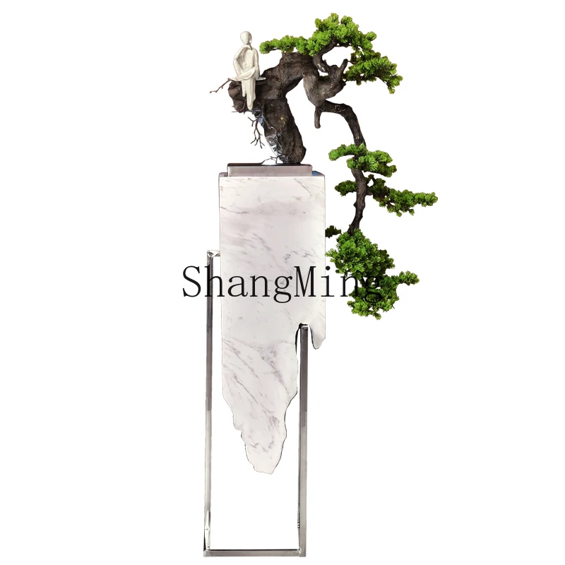 LXY new Chinese welcome pine rockery landscape flowing water floor circulating water fountain office ornament
LXY new Chinese welcome pine rockery landscape flowing water floor circulating water fountain office ornament