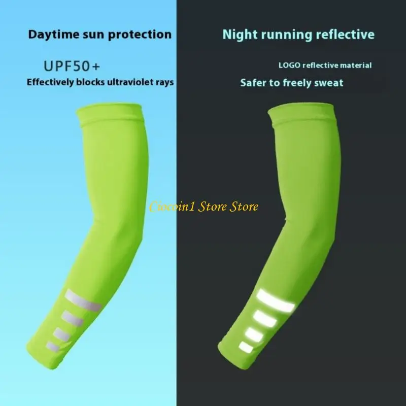 A3PC Cooling Sun Protective Arm Sleeves with Reflective Trim Antislip Breathable Fabric for Workouts Camping Daily
A3PC Cooling Sun Protective Arm Sleeves with Reflective Trim Antislip Breathable Fabric for Workouts Camping Daily