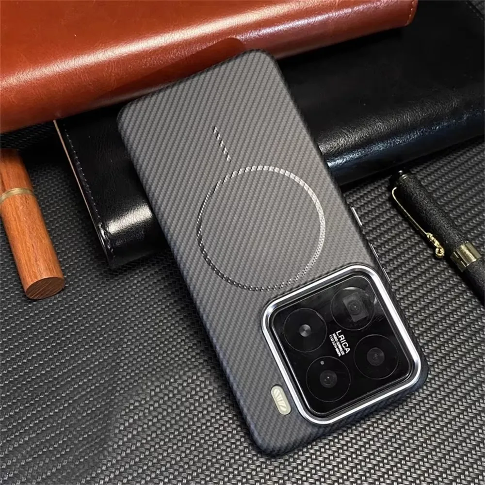 Ultra thin Carbon Fibre Pattern Metal Lens Frame Case for Xiaomi Mi 15 Pro Mi 14 Magnetic Wireless Charging Hard PC Slim Cover
Ultra thin Carbon Fibre Pattern Metal Lens Frame Case for Xiaomi Mi 15 Pro Mi 14 Magnetic Wireless Charging Hard PC Slim Cover