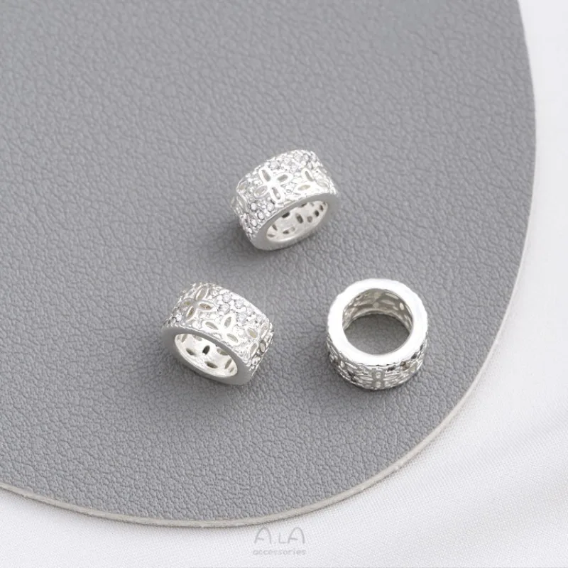 Серебряный разделитель-спейсер 925 пробы с инкрустацией цирконами в форме сердца и снежинки, ручной работы, для рукоделия, аксессуары для DIY
Серебряный разделитель-спейсер 925 пробы с инкрустацией цирконами в форме сердца и снежинки, ручной работы, для рукоделия, аксессуары для DIY