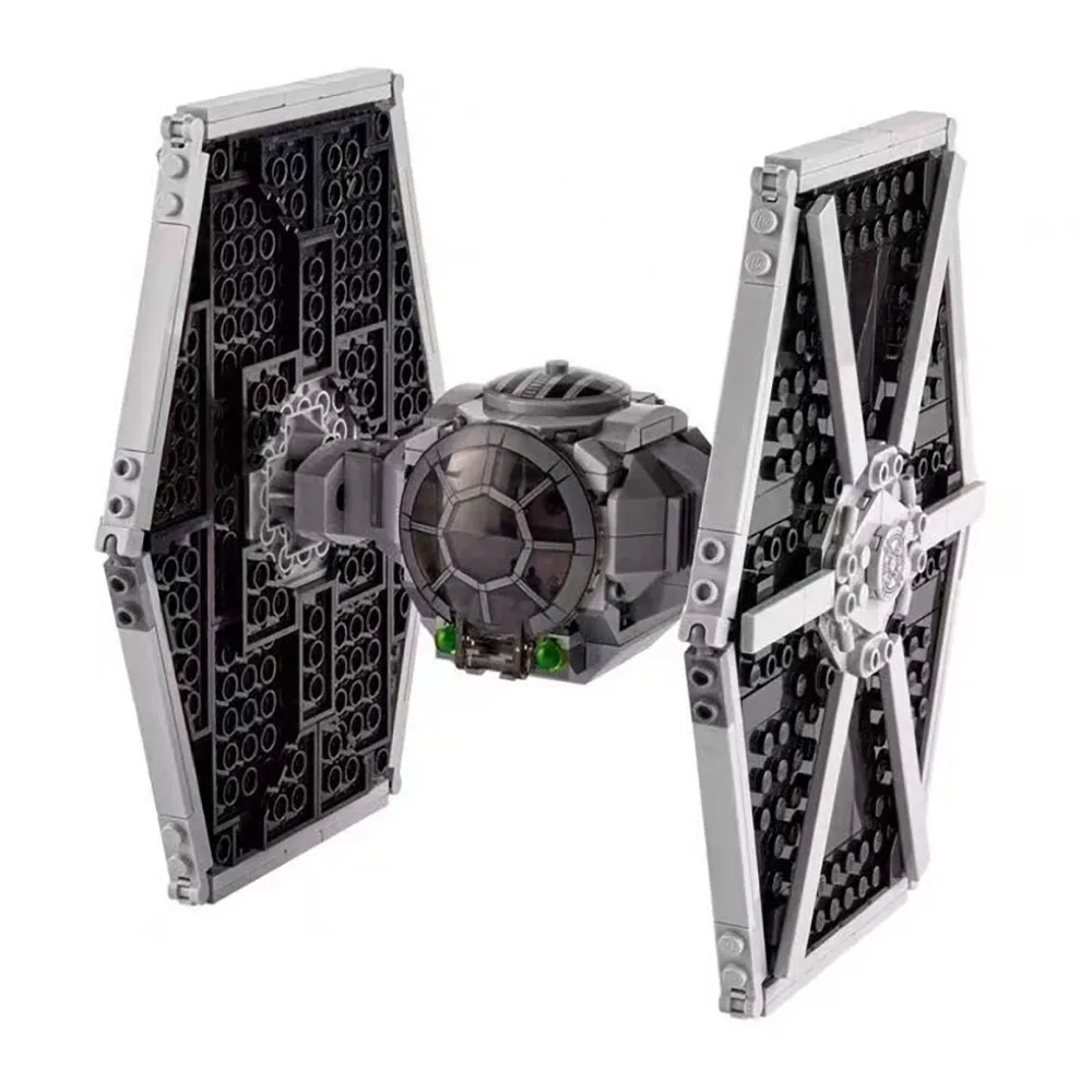 496PCS MOC TIE Fighter Building Blocks, Imperial Royal Guard Starfighter Model, STEM DIY Brick Space Collection Toy Gift for Kid
496PCS MOC TIE Fighter Building Blocks, Imperial Royal Guard Starfighter Model, STEM DIY Brick Space Collection Toy Gift for Kid