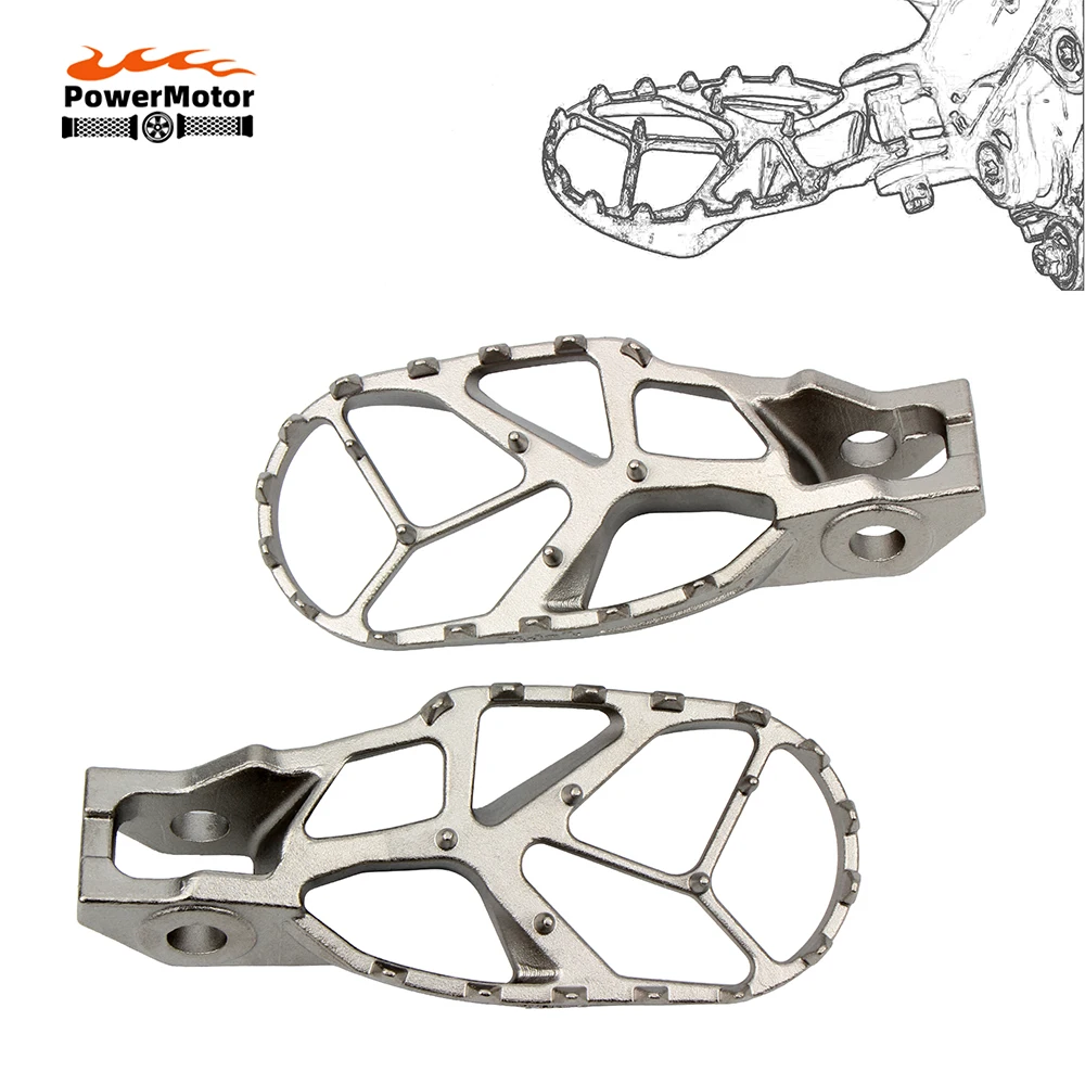 Motorcycle Accessories Foot Pegs Stainless Steel Pedal For KTM SX 125 150 250 SXF XC 350 450 2018-2024 Dirt Bike Motocross 
Motorcycle Accessories Foot Pegs Stainless Steel Pedal For KTM SX 125 150 250 SXF XC 350 450 2018-2024 Dirt Bike Motocross