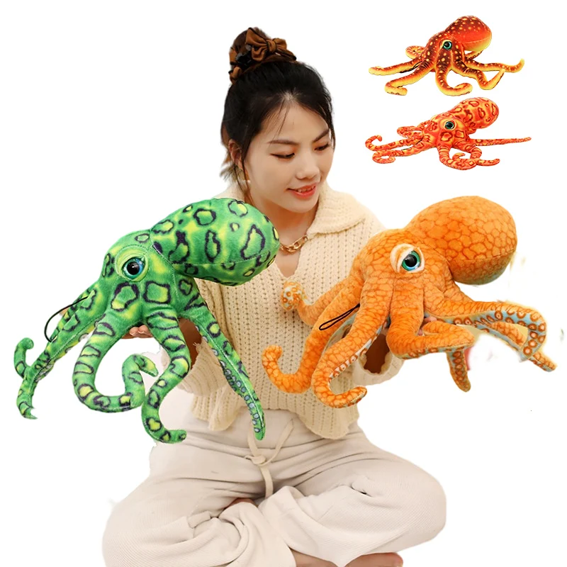 55x17cm Four Colors Octopus Plush Aquatic Animal Simulation Toy Stuffed Green/Brown/Orange Pillow Decoration Home Prop Gift
55x17cm Four Colors Octopus Plush Aquatic Animal Simulation Toy Stuffed Green/Brown/Orange Pillow Decoration Home Prop Gift
