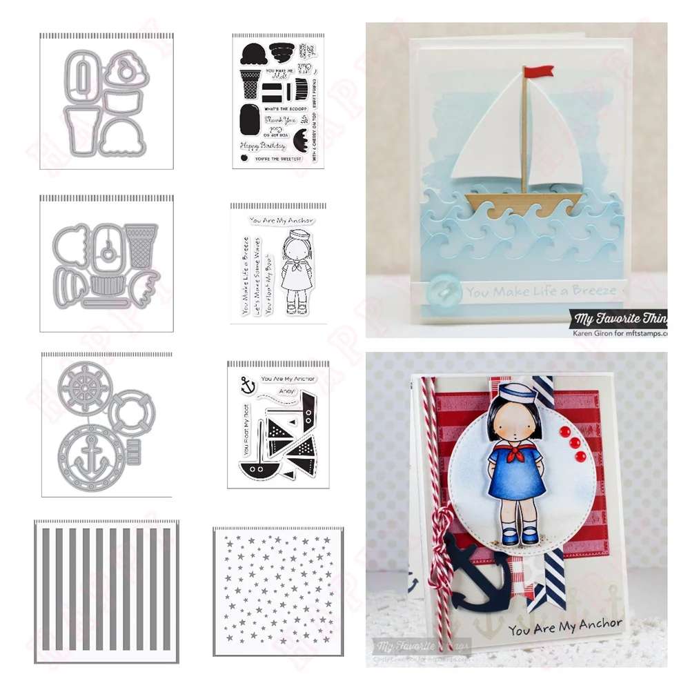 Let's Get Nautical Die 2024 new Metal Cutting Dies for Layering Stencils DIY Scrapbooking Album Stamp Make Embossing Paper Card
Let's Get Nautical Die 2024 new Metal Cutting Dies for Layering Stencils DIY Scrapbooking Album Stamp Make Embossing Paper Card