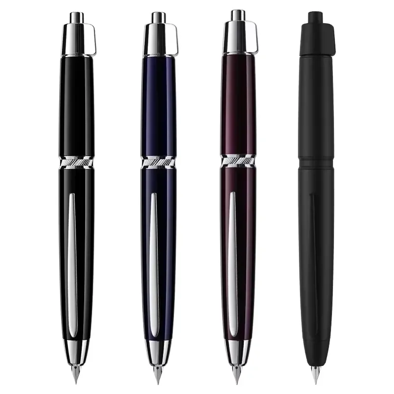 Japan PILOT Baile Capless LS Mute Push Fountain Pen with 18K Gold Nib Aluminum Body Frosted Black Design Luxury Writing Gift
Japan PILOT Baile Capless LS Mute Push Fountain Pen with 18K Gold Nib Aluminum Body Frosted Black Design Luxury Writing Gift