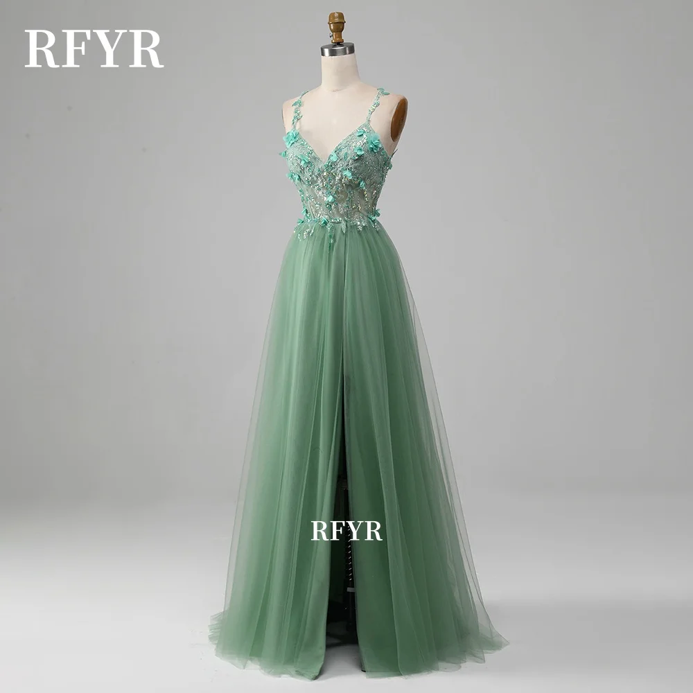 RFYR A Line Evening Dress Lace Up Back Party Dress for Women فساتين مناسبة رسمية Applique Prom Dress Customized
RFYR A Line Evening Dress Lace Up Back Party Dress for Women فساتين مناسبة رسمية Applique Prom Dress Customized
