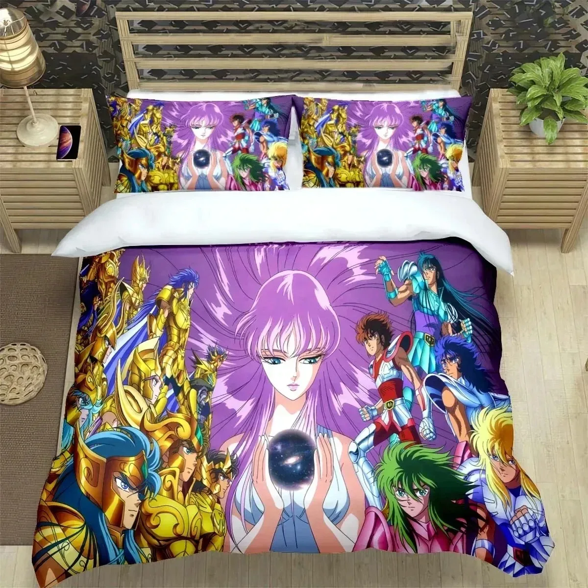 Anime Fans Saint Seiya Themed Bedding Set 3Pcs Comfortable Quilt Cover Pillowcase Bedclothes
Anime Fans Saint Seiya Themed Bedding Set 3Pcs Comfortable Quilt Cover Pillowcase Bedclothes