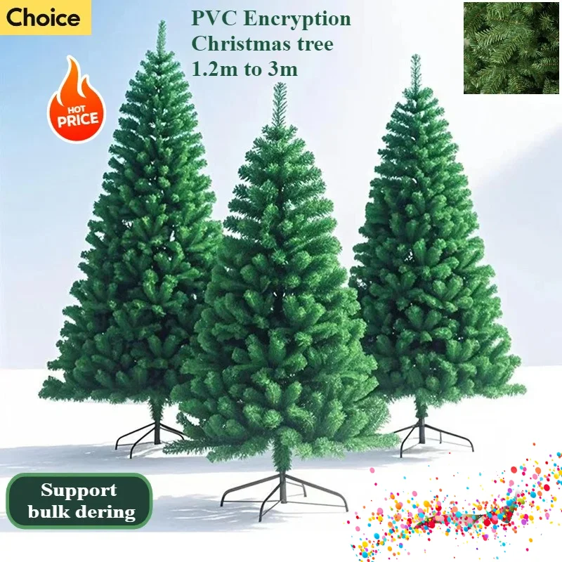 PVC Encrypted Christmas Tree with LED Lights Artificial Christmas Tree 1.2m-3m Family Christmas Atmosphere Decorative Supplies--
PVC Encrypted Christmas Tree with LED Lights Artificial Christmas Tree 1.2m-3m Family Christmas Atmosphere Decorative Supplies--