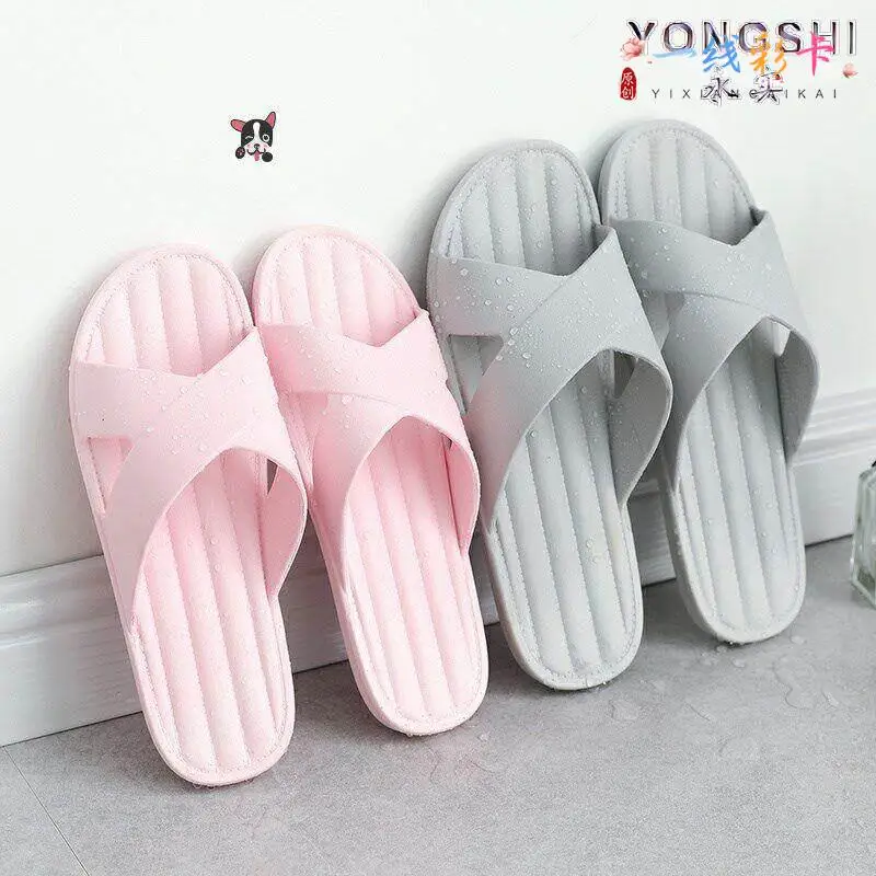 Crossbody PVC Home Slippers Unisex Summer Anti-Slip Soft Bottom Indoor Bathroom Couples Slippers Convenient Flat Heel EVA Mat...
Crossbody PVC Home Slippers Unisex Summer Anti-Slip Soft Bottom Indoor Bathroom Couples Slippers Convenient Flat Heel EVA Mat...