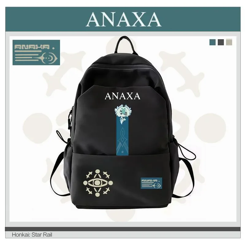 Game Honkai:Star Rail Anaxa Phainon Sparkle Cosplay Anime Cartoon backpack Students Cute School Bag Kawaii ornament gift
Game Honkai:Star Rail Anaxa Phainon Sparkle Cosplay Anime Cartoon backpack Students Cute School Bag Kawaii ornament gift