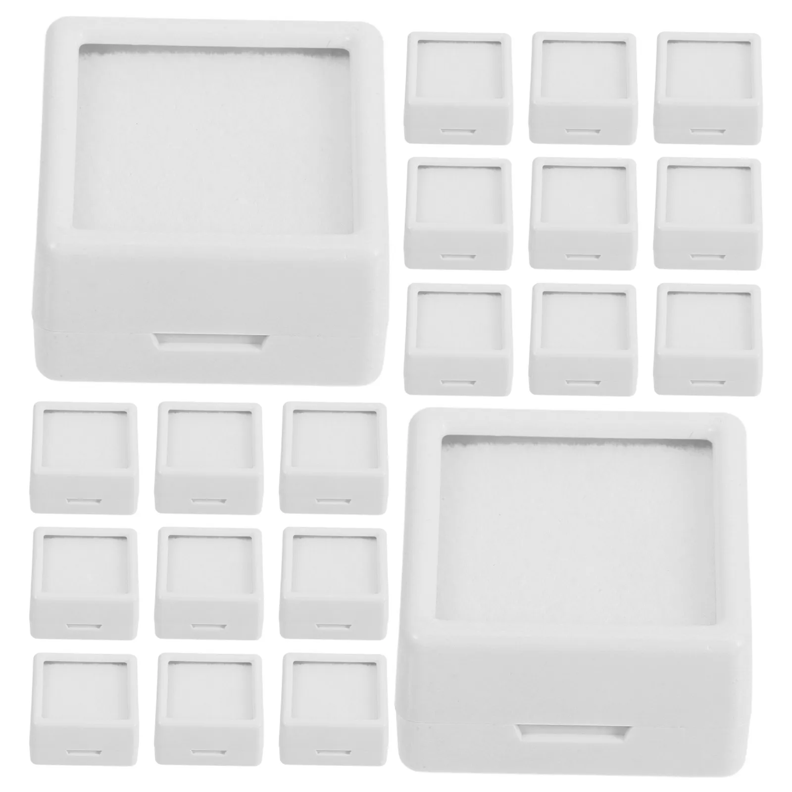 20Pcs Clear Jewelry Display Boxes Sponge Inside Small Organizer Rings Holder Trade Show Display Case Sponge Inside Jewelry Box
20Pcs Clear Jewelry Display Boxes Sponge Inside Small Organizer Rings Holder Trade Show Display Case Sponge Inside Jewelry Box