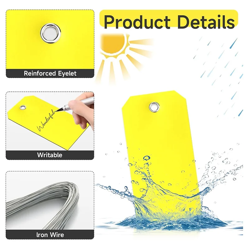 200 шт. 4 3/4 дюйма X 2 3/8 дюйма пластиковые транспортировочные бирки с проволокой водонепроницаемые бирки для маркировки пластиковые бирки пустые бирки
200 шт. 4 3/4 дюйма X 2 3/8 дюйма пластиковые транспортировочные бирки с проволокой водонепроницаемые бирки для маркировки пластиковые бирки пустые бирки