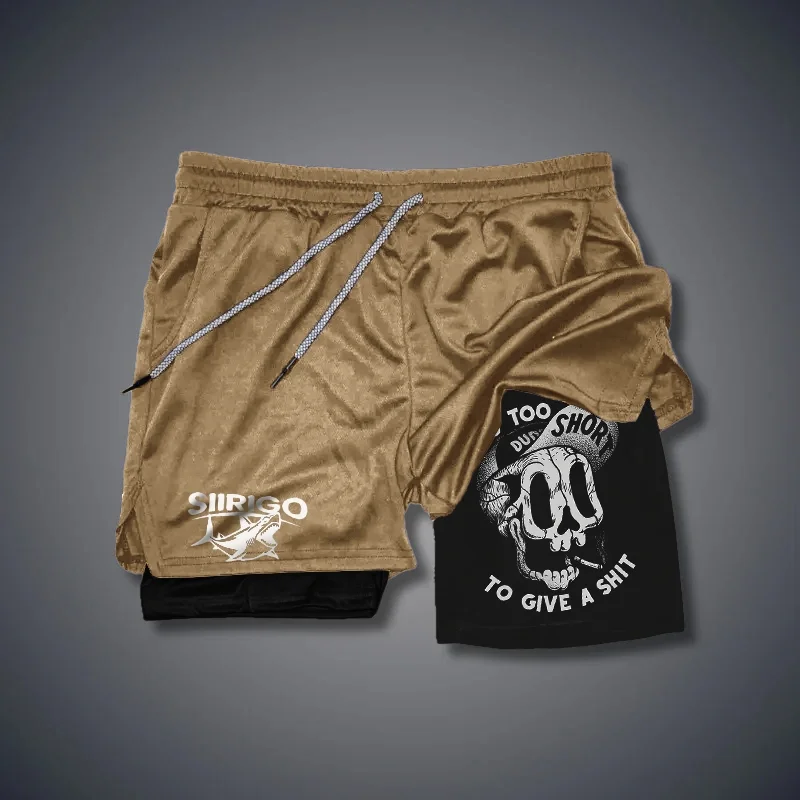 Летние мужские шорты, модные шорты для фитнеса с 3D-принтом черепа, 2 в 1
Летние мужские шорты, модные шорты для фитнеса с 3D-принтом черепа, 2 в 1