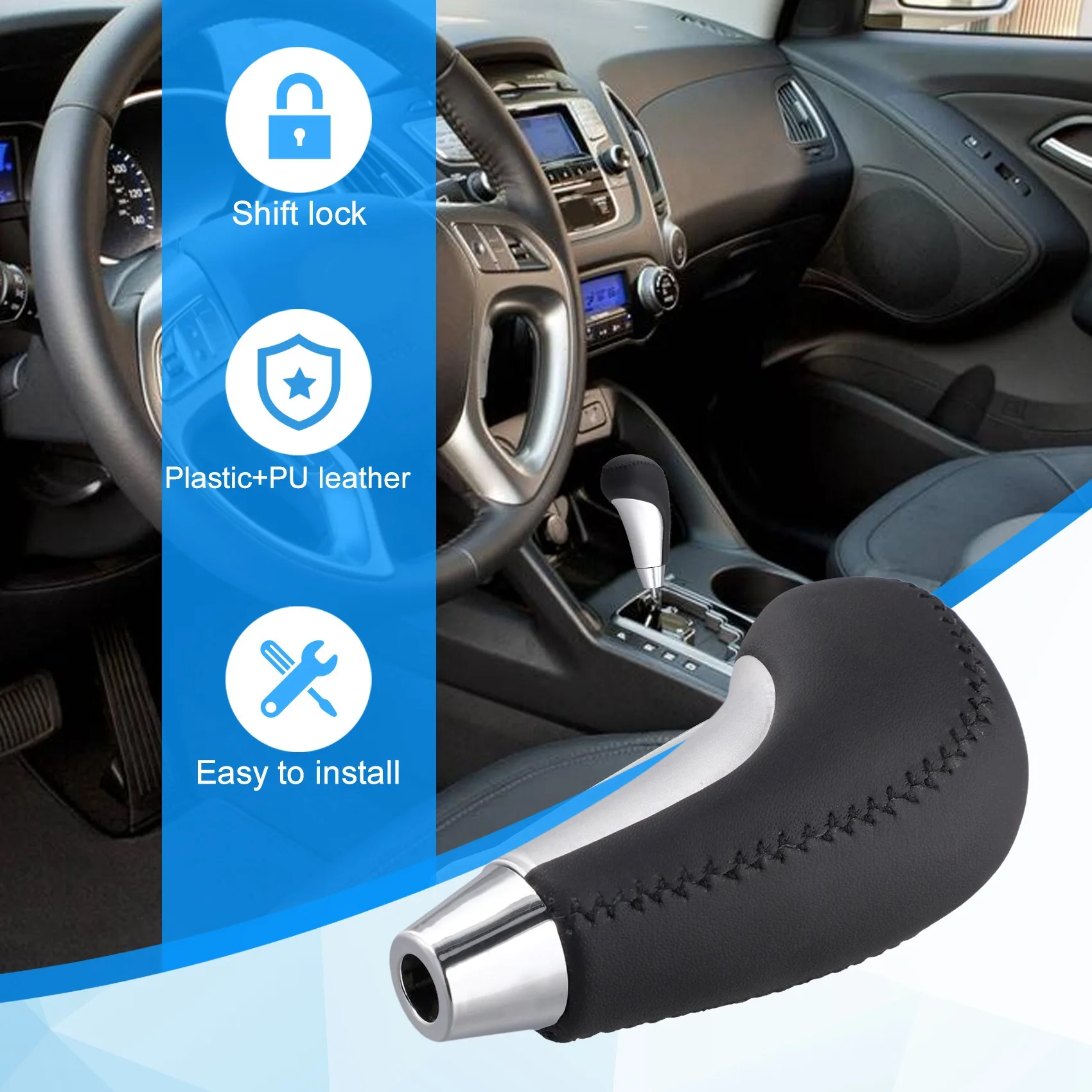 ABOK-Automatic Transmission Gear Shift Knob Shift Knob Lever For Tucson IX35 2010-2014 Kia Sorento 46720-2S200B1
ABOK-Automatic Transmission Gear Shift Knob Shift Knob Lever For Tucson IX35 2010-2014 Kia Sorento 46720-2S200B1