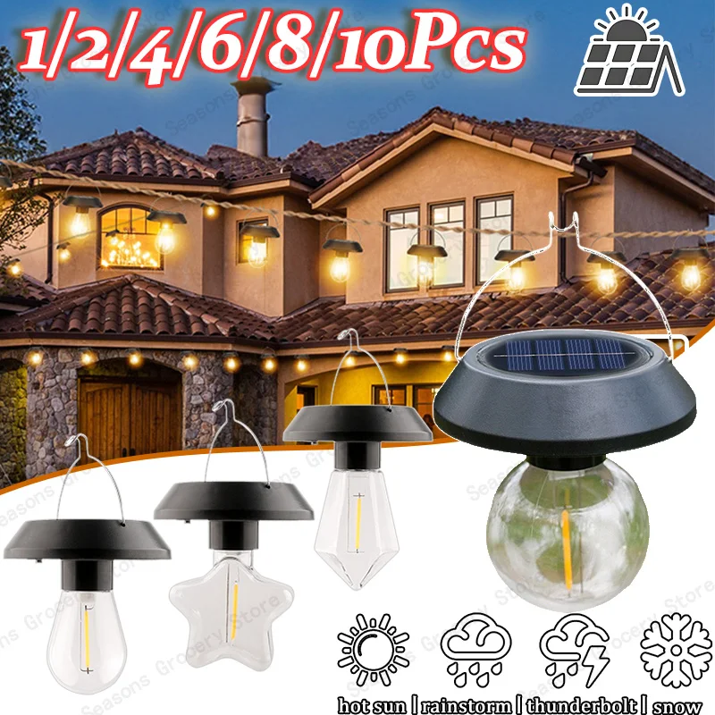 2025 New Solar Tungsten Hanging Light Indoor Outdoor Balcony IP65 Waterproof Landscape Warm Color Ambiance LED Decorative Lights
2025 New Solar Tungsten Hanging Light Indoor Outdoor Balcony IP65 Waterproof Landscape Warm Color Ambiance LED Decorative Lights
