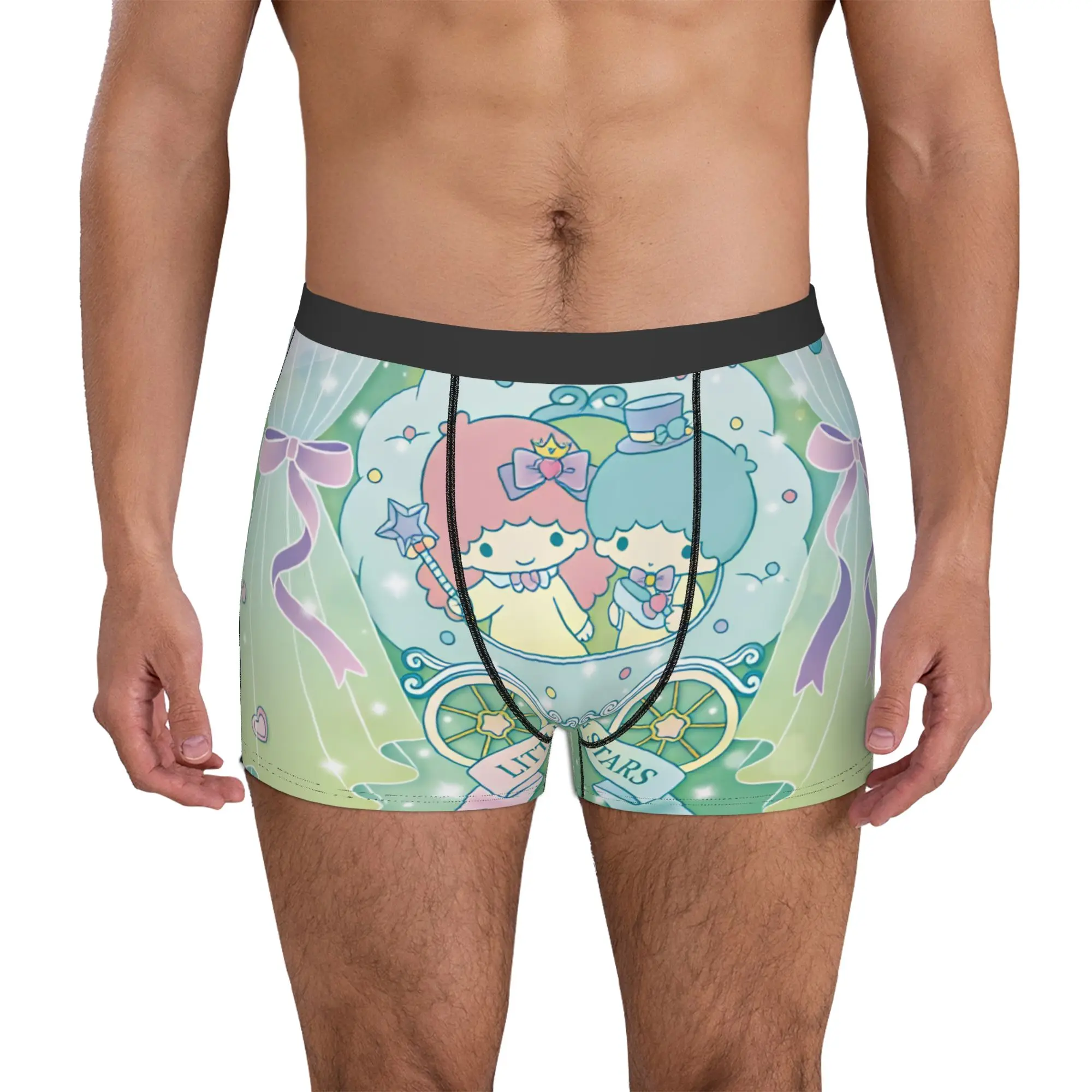 Little Twin Stars Kiki Lala Boxers Shorts Men Pumpkin Carriage Briefs Underwear Funny Underpants
Little Twin Stars Kiki Lala Boxers Shorts Men Pumpkin Carriage Briefs Underwear Funny Underpants