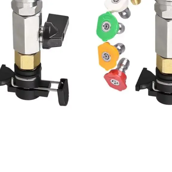 For KARCHER High Pressure Washer Ball Valve With Quick Connect 5 Nozzle 4500PSI Off Valve With 1/4'' Valve Garden Tool Accessory
For KARCHER High Pressure Washer Ball Valve With Quick Connect 5 Nozzle 4500PSI Off Valve With 1/4'' Valve Garden Tool Accessory