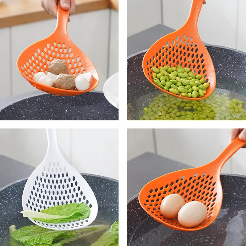 Large-capacity Spoon Temperature-resistant Multifunctional Water Filtering Spoon Kitchen Vegetables Draining Noodles Tool
Large-capacity Spoon Temperature-resistant Multifunctional Water Filtering Spoon Kitchen Vegetables Draining Noodles Tool