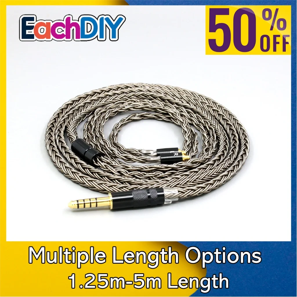 16 Core Grey Silver plated Earphone Cable For AKG N5005 N30 N40 Special MMCX LN008851
16 Core Grey Silver plated Earphone Cable For AKG N5005 N30 N40 Special MMCX LN008851