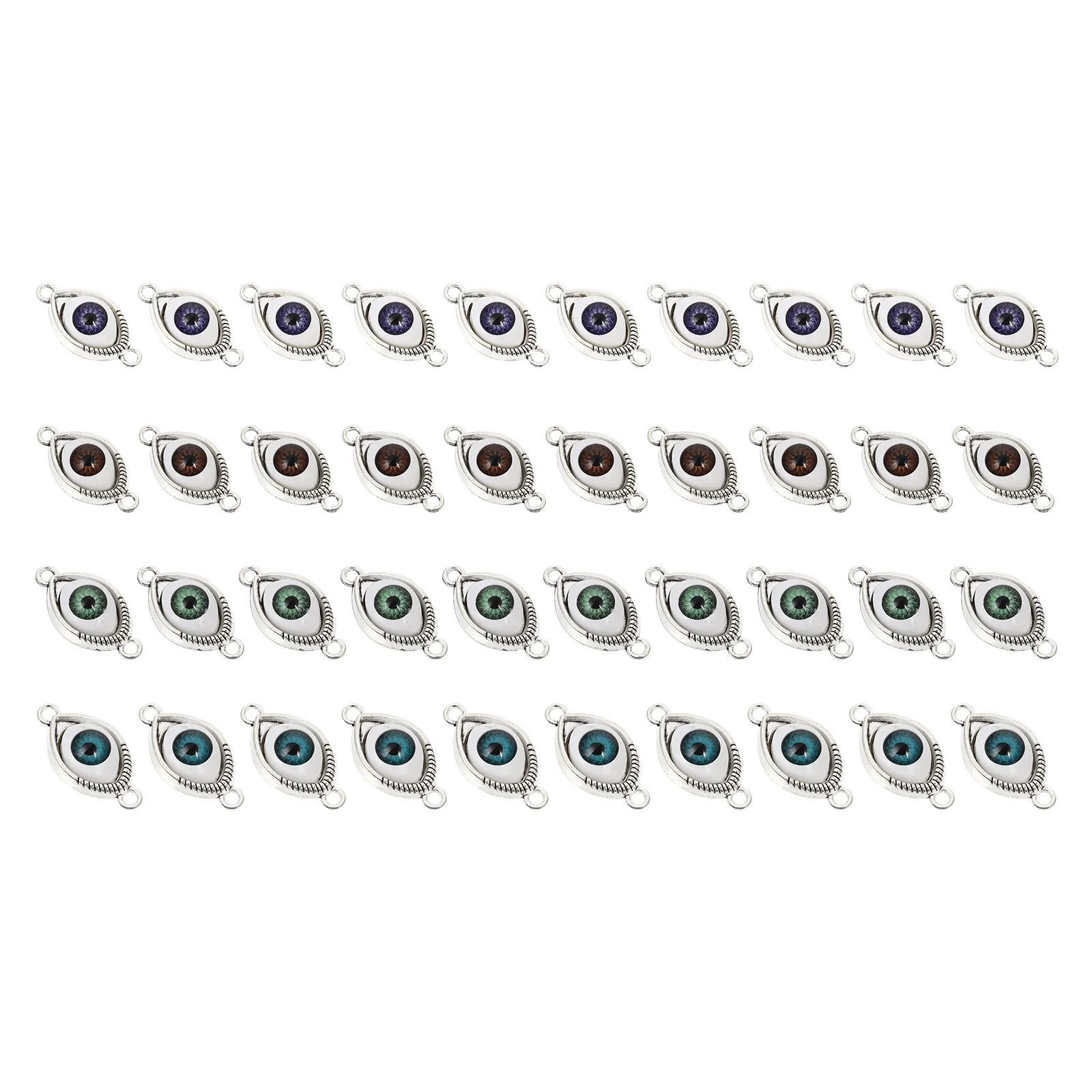 40 Pcs Double Hanging Eye Pendant Shape Vintage Jewelry Sided Charm Alloy Heart Earrings
40 Pcs Double Hanging Eye Pendant Shape Vintage Jewelry Sided Charm Alloy Heart Earrings