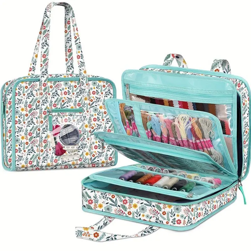 Сумка-органайзер для рукоделия Fresh Large Craft Storage Tote с прозрачными карманами. Идеально подходит для шитья, вязания и организации вещей в путешествиях. Большая вместимость, удобная ручка
Сумка-органайзер для рукоделия Fresh Large Craft Storage Tote с прозрачными карманами. Идеально подходит для шитья, вязания и организации вещей в путешествиях. Большая вместимость, удобная ручка