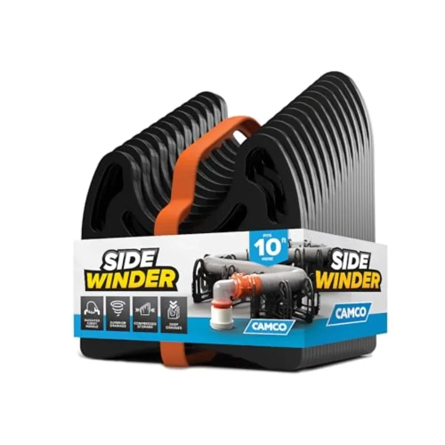 Sidewinder 10-Ft RV Sewer Hose Support - Features Flexible Telescoping Design for Avoiding Obstacles and Deep Cradles Secure RV
Sidewinder 10-Ft RV Sewer Hose Support - Features Flexible Telescoping Design for Avoiding Obstacles and Deep Cradles Secure RV