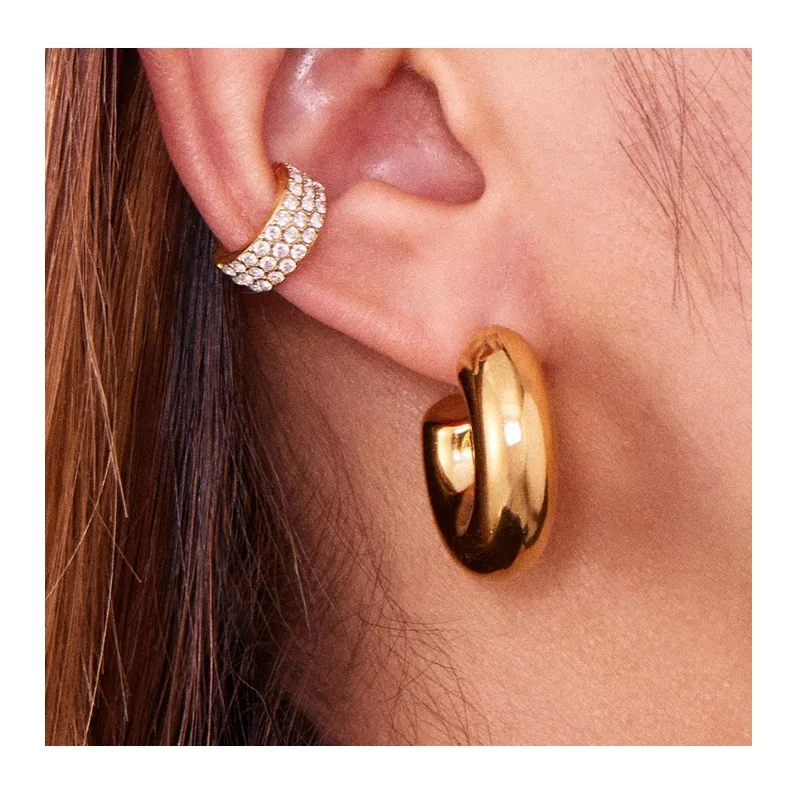 Seattle Stainless Steel Hollow Earrings Gold Plated Fashion Versatile Personality Premium Earrings
Seattle Stainless Steel Hollow Earrings Gold Plated Fashion Versatile Personality Premium Earrings