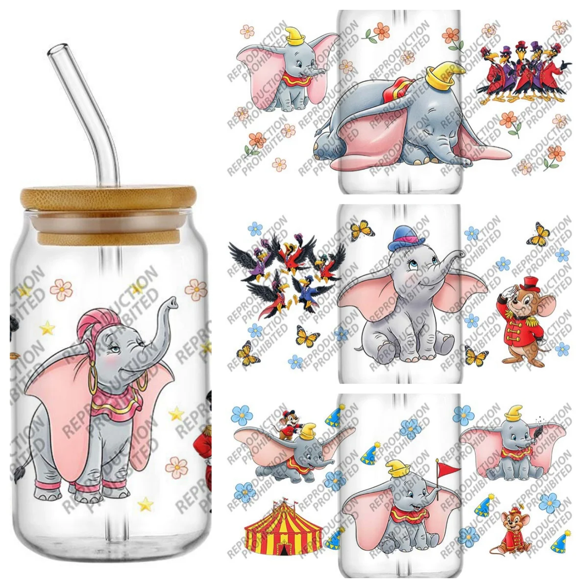 New Desing 3D Cute Dumbo Decal Transfer Sticker for 16oz Libbey Can DIY Phone Mug Washable Baby Elephant UV DTF Cup Wrap
New Desing 3D Cute Dumbo Decal Transfer Sticker for 16oz Libbey Can DIY Phone Mug Washable Baby Elephant UV DTF Cup Wrap