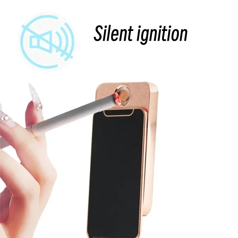 2025 Mini Portable USB Charging Lighter Silent Windproof Sliding Ignition Can Be Placed in A Cigarette Box Lighter Smoking Gift
2025 Mini Portable USB Charging Lighter Silent Windproof Sliding Ignition Can Be Placed in A Cigarette Box Lighter Smoking Gift