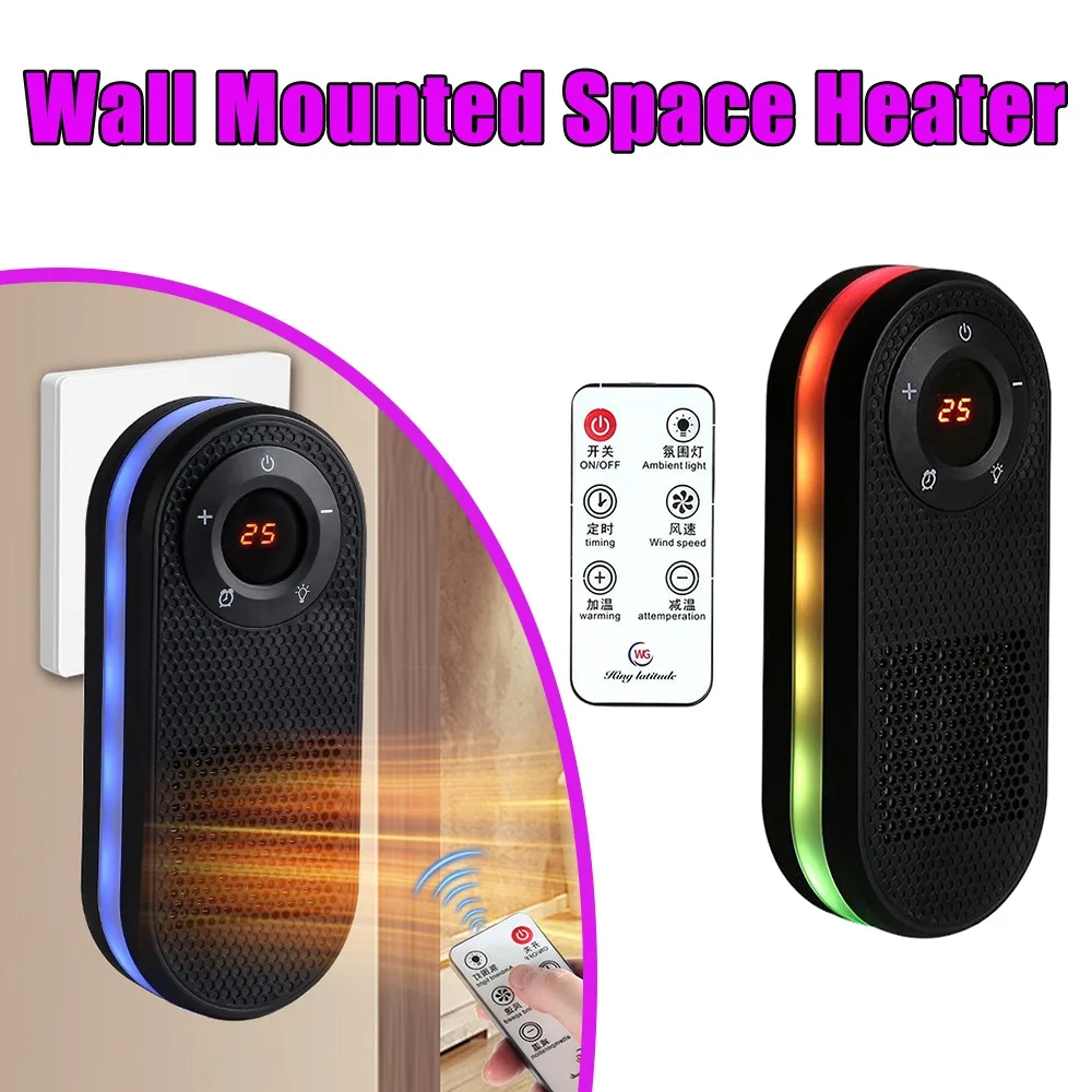 Wall Mounted Heater Timer Function Silent Electric Heater 180 Degree Rotatable For Desk Table Bedroom Office Study Space Heater
Wall Mounted Heater Timer Function Silent Electric Heater 180 Degree Rotatable For Desk Table Bedroom Office Study Space Heater
