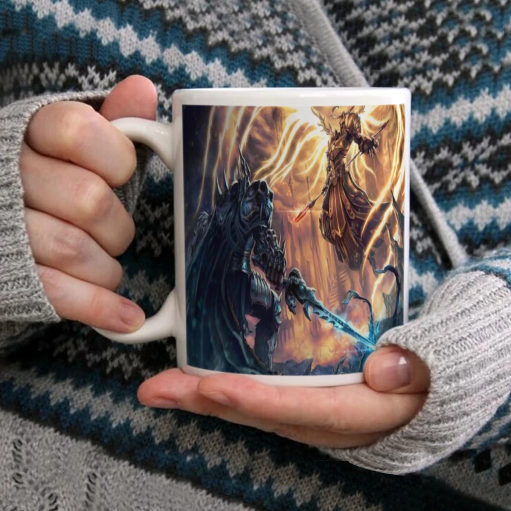World of Warcraft Game WOW Lich King 11oz Afternoon Tea Mug Multifunctional Ceramic Coffee Mug Porcelain Coffee Cup Drinking Cup
World of Warcraft Game WOW Lich King 11oz Afternoon Tea Mug Multifunctional Ceramic Coffee Mug Porcelain Coffee Cup Drinking Cup