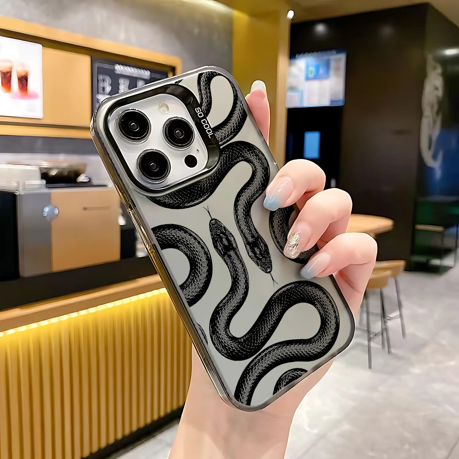 Candy Matte Shockproof Back Cover Phone Case For Luxury Snake iPhone 16 15 14 13 12 11 Pro Max X XR XSMAX 8 7 Plus
Candy Matte Shockproof Back Cover Phone Case For Luxury Snake iPhone 16 15 14 13 12 11 Pro Max X XR XSMAX 8 7 Plus