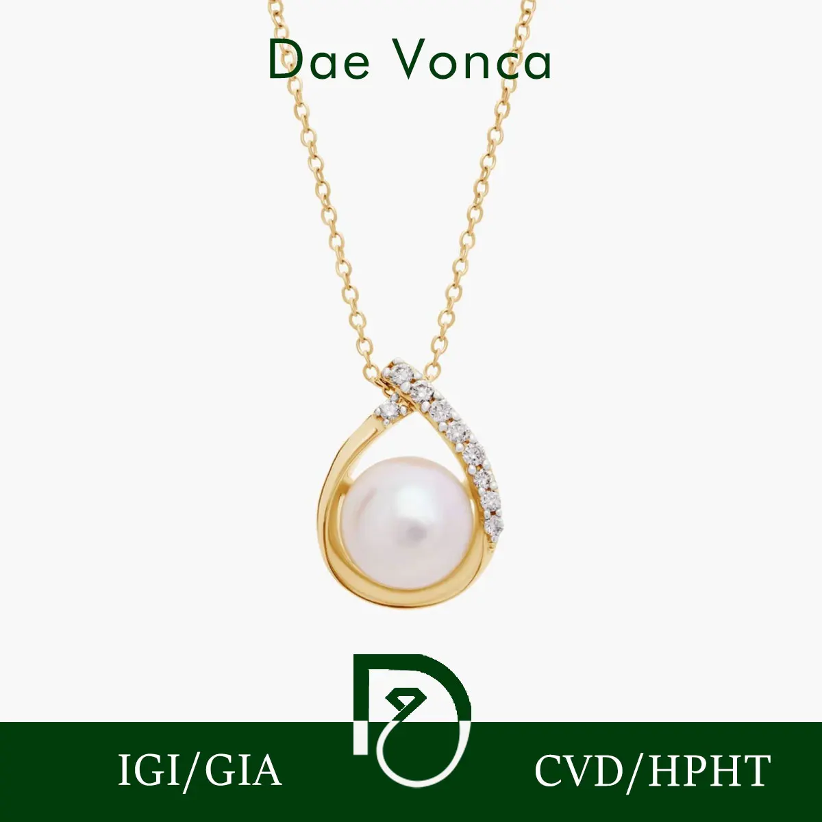 14K Yellow Gold Pearl Necklace Vintage Style Teardrop Pendant Lab Grown Pearl and Diamond Necklace Charm Pearl Jewelry For Women
14K Yellow Gold Pearl Necklace Vintage Style Teardrop Pendant Lab Grown Pearl and Diamond Necklace Charm Pearl Jewelry For Women
