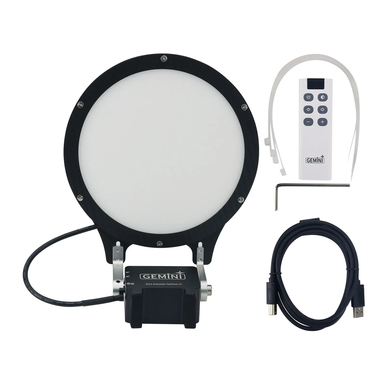 TeSeek Gemini 150mm Aperture Second Generation Astronomical Electric Flat Panel ASCOM Driving Carbon Fiber Electric Lens Cover