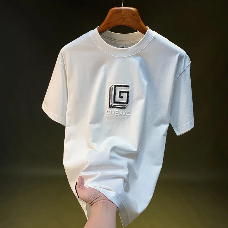 Short sleeved T-shirt for men, 3D hot press printed, 2025 summer thin fashion street trend top
Short sleeved T-shirt for men, 3D hot press printed, 2025 summer thin fashion street trend top