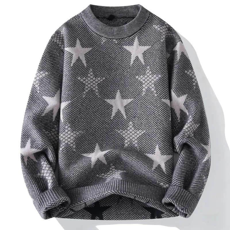 GIOIO Men's Sweater,2025Spring New Jacquard round Neck Knitted Pullover,Bottom Pullover,Fashion Men's Wear
GIOIO Men's Sweater,2025Spring New Jacquard round Neck Knitted Pullover,Bottom Pullover,Fashion Men's Wear