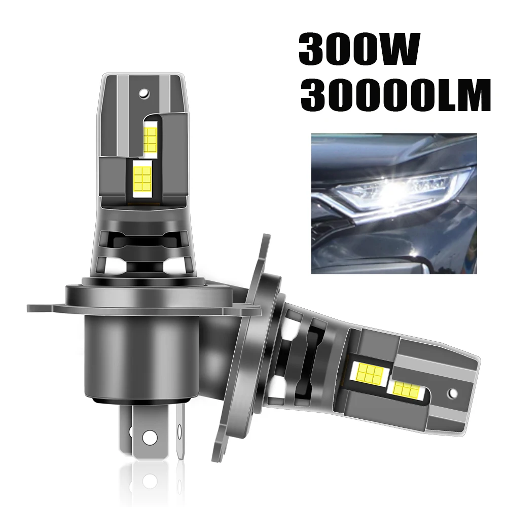 2pcs H7 H4 LED Headlight 300W 30000LM H11 H8 H9 12PCS 3570 CSP HB3 9005 HB4 9006 Mini Led Auto Lamp Plug&Play Easy to Install
2pcs H7 H4 LED Headlight 300W 30000LM H11 H8 H9 12PCS 3570 CSP HB3 9005 HB4 9006 Mini Led Auto Lamp Plug&Play Easy to Install